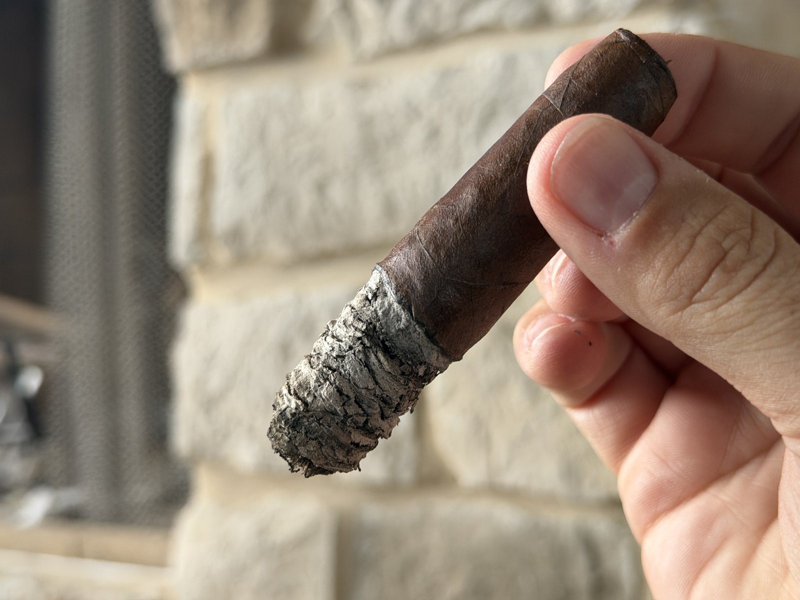 Foundation 10 Year Aniversario in the final third with about an inch and a half of slightly flaky ash
